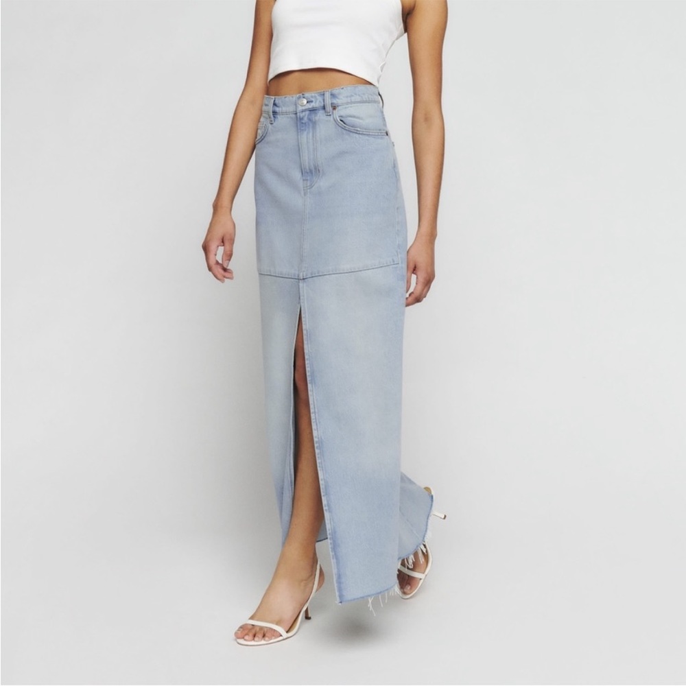 New Reformation Tazz Maxi Skirt